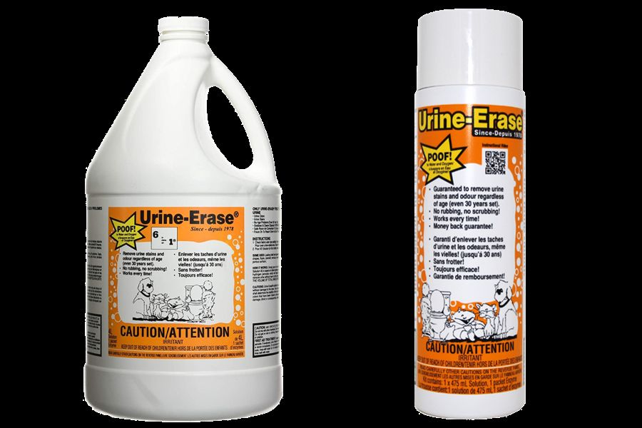 Urine-Erase bottles